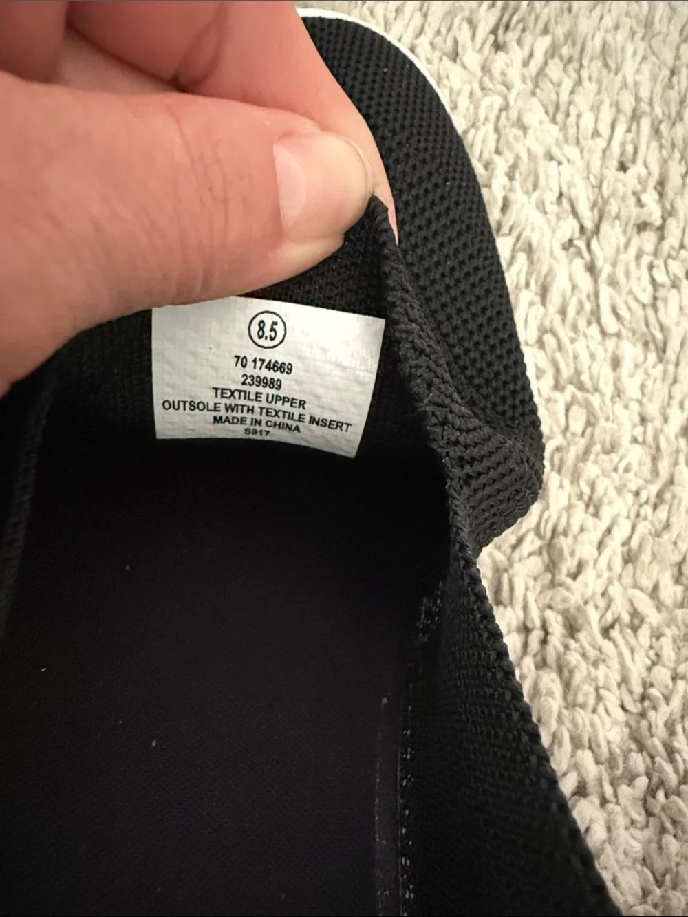 Tommy Bahama Black Knit Slip-On Loafers